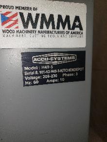 Accusystems H49 Bore and Dowel MAchine 