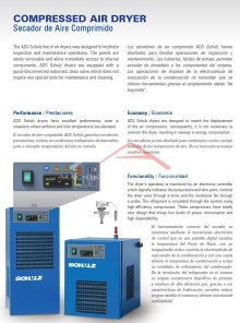 SCHULZ REFRIGERATED AIR COMPRESSOR DRYER ADS150-UP