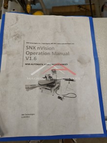 SNX nVision System1 G3 Contour Edgebander