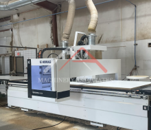 2019 Homag 5 by 10 CNC Router setup w/ Intellistore Infeed and Conveyor OutFeed