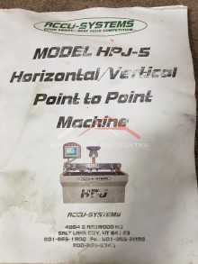 Accu-Systems HPJ-5 CNC boring and dowel insertion machine