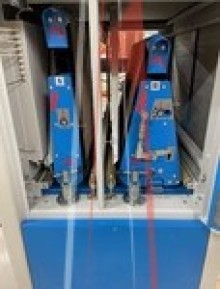 2006 Houfek Bulldog 43" 2HD Wide Belt Sander