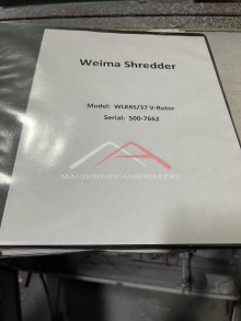 Weima WLK 6S/37 Shredder