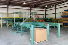 BUSS AUTOMATION LINE FOR LUMBER INSPECTION & PLANING LINE WITH STACKER