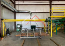 BUSS AUTOMATION LINE FOR LUMBER INSPECTION & PLANING LINE WITH STACKER