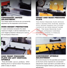 "NEW" MT ULTRA SPEC GS 623 MOULDER THROUGH FEED