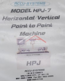 Accu-systems HPJ-7 CNC Bore/Glue/Dowel Accu-systems HPJ-7 CNC Bore/Glue/Dowel