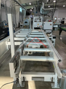 RAIMANN VARIO RIP KM 310 2M WITH INFEED MULTI BLADE GANG RIPSAW