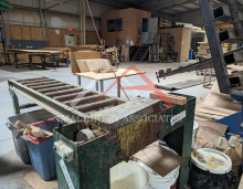 Taylor model 8001-28 clamp carrier 40 section with pneumatic tightener.