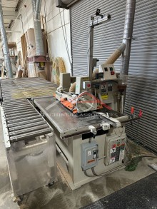 Diehl ESL20 Straight-Line Rip Saw w/Thomas 60X144X5 Return Conveyor