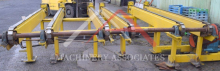 6 Strand flat top chain transfer conveyor