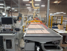 Andersen Stratos Pro with 4-stack MLS Auto-Feeder and offloading Andersen Stratos Pro with 4-stack MLS Auto-Feeder and offloading