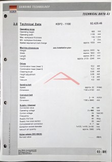 Weber KSF-2-1100 Sander