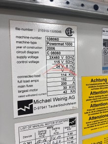 Weinig Powermat 1000