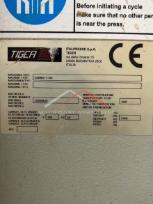 Tiger Gamma T-190 Hot Press (Made by Italpresse)