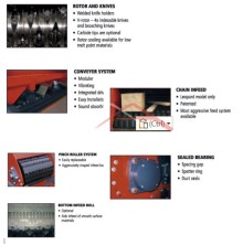 Great Grinder For Ergonomically Feeding Edgings, Blocks And Waste Products.