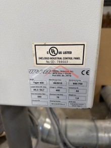 Great Grinder For Ergonomically Feeding Edgings, Blocks And Waste Products.