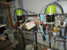 Makor Q-One 1300 with Pumps and Guns & Infeed/Outfeed Conveyor
