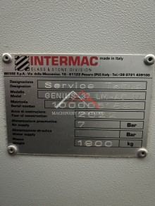 Intermac Genius 37 LM-AC 37 CNC Laminated Glass Cutting Machinery (UNUSED)