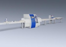 Weinig - Dimter OptiCut 200 optimizing Cross Cut Line