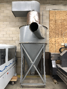 20hp Cyclone Dust Collector with Baghouse Filter Shaker and Loader Fan