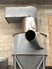 20hp Cyclone Dust Collector with Baghouse Filter Shaker and Loader Fan