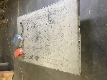 Southworth 4000 Pound Electric Scissor Lift  Rolling Casters Material Lift Table