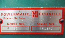 Used Powermatic Bandsaw