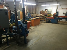 Used Cadoret Finger Joint system consisting of a Right and Left hand shaper with Glue applicator, and 20' manual press