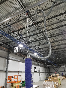 Large Overhead  Gorbel Gantry with 1 Schmalz Vacuum Lift