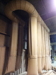 NORDFAB C-8000 CYCLONE COLLECTOR WITH NORDFAB CPS-20-9 AFTER FILTER