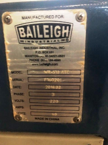 Baileigh WR510 ATC CNC Router