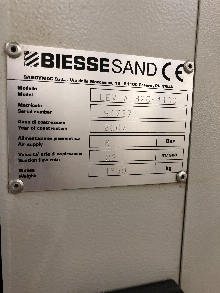 Biesse Levia 320  1100 2Head Widebelt Sander