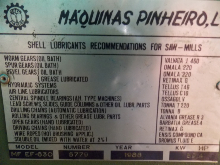 Used Pinheiro MFEF-630 Planer