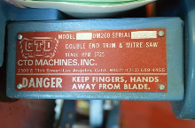 CTD CM 200R DOUBLE MITER SAW