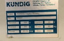 KUNDIG TRIPLEX 53 RRC WIDE BELT SANDER 3 HEAD KUNDIG TRIPLEX 53 RRC WIDE BELT SANDER 3 HEAD