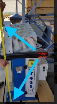 OMGA T421 PUSH FEED OPTIMIZING SAW 