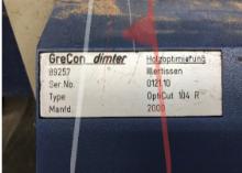 DIMTER OPTICUT 104 R OPTIMIZING PUSH FEED SAW