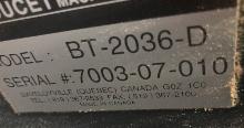 DOUCET BT-2036 RETURN CONVEYOR