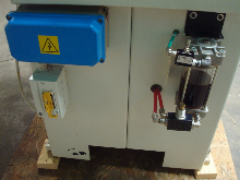 Used Omga Model TI350 1/2 Lap Notcher w/Omga Feed & Out Feed Bench