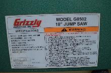 Grizzly G0502 18" Up-Cut Saw
