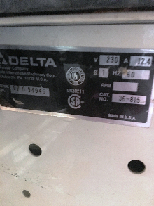 Delta 36-815 Unisaw 10" Table Saw with fence system