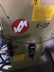 MASTERWOOD DOUBLE HEAD 42 SPINDLE LINE BORING MACHINE (Used)
