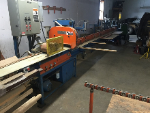 Used Cadoret Finger Joint system consisting of a Right and Left hand shaper with Glue applicator, and 20' manual press