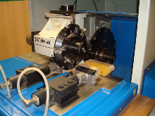 Used Omga Model TI350 1/2 Lap Notcher w/Omga Feed & Out Feed Bench