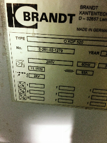 Brandt KDF520 Edgebander