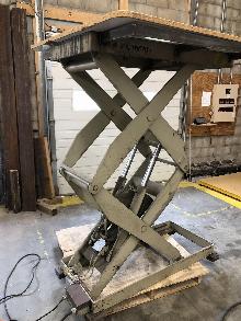 Southworth 4000 Pound Electric Scissor Lift Material Lift Table   23x53   48x54
