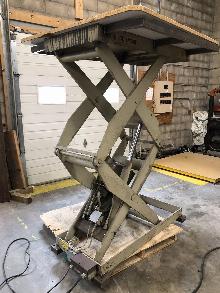 Southworth 4000 Pound Electric Scissor Lift Material Lift Table   23x53   48x54