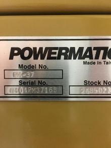 Powermatic Single head 37 wide belt sander