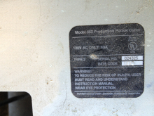 Porter Cable Production Pocket Cutter Model 552